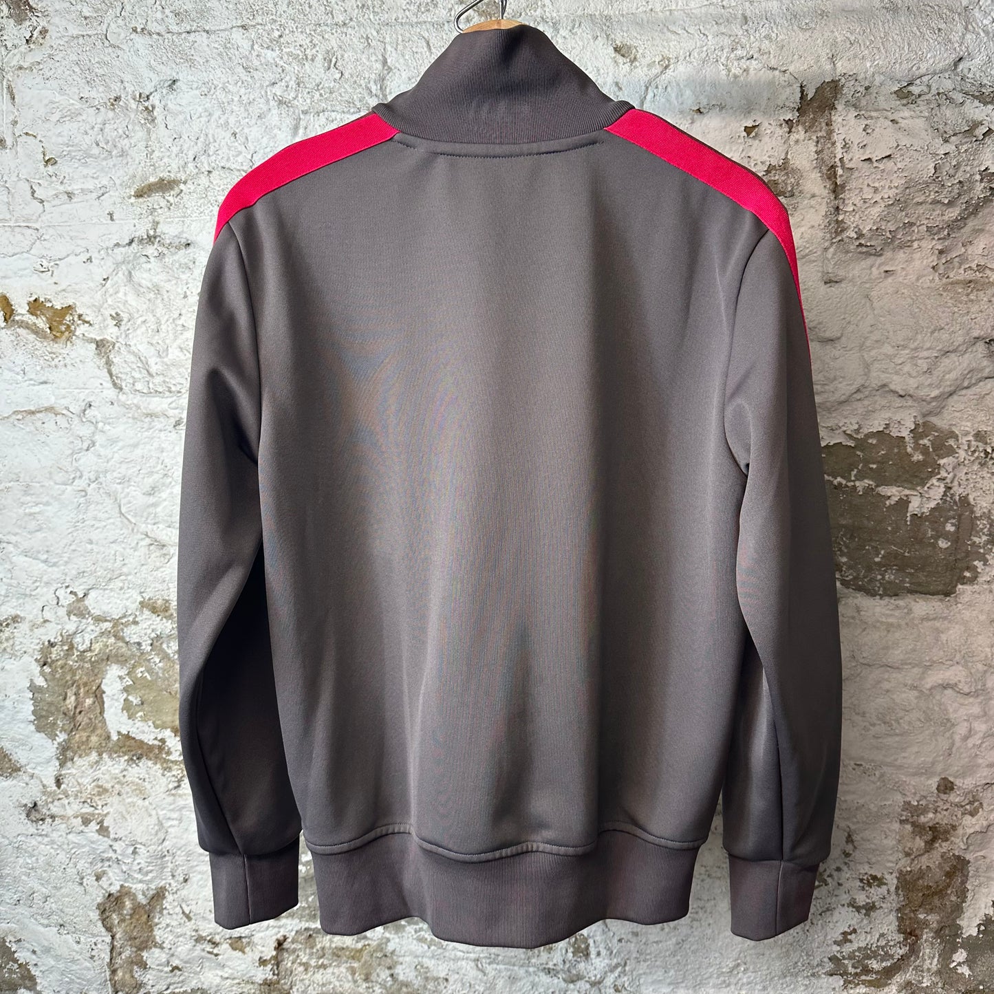 Palm Angels Grey Pink Track Jacket Sz M