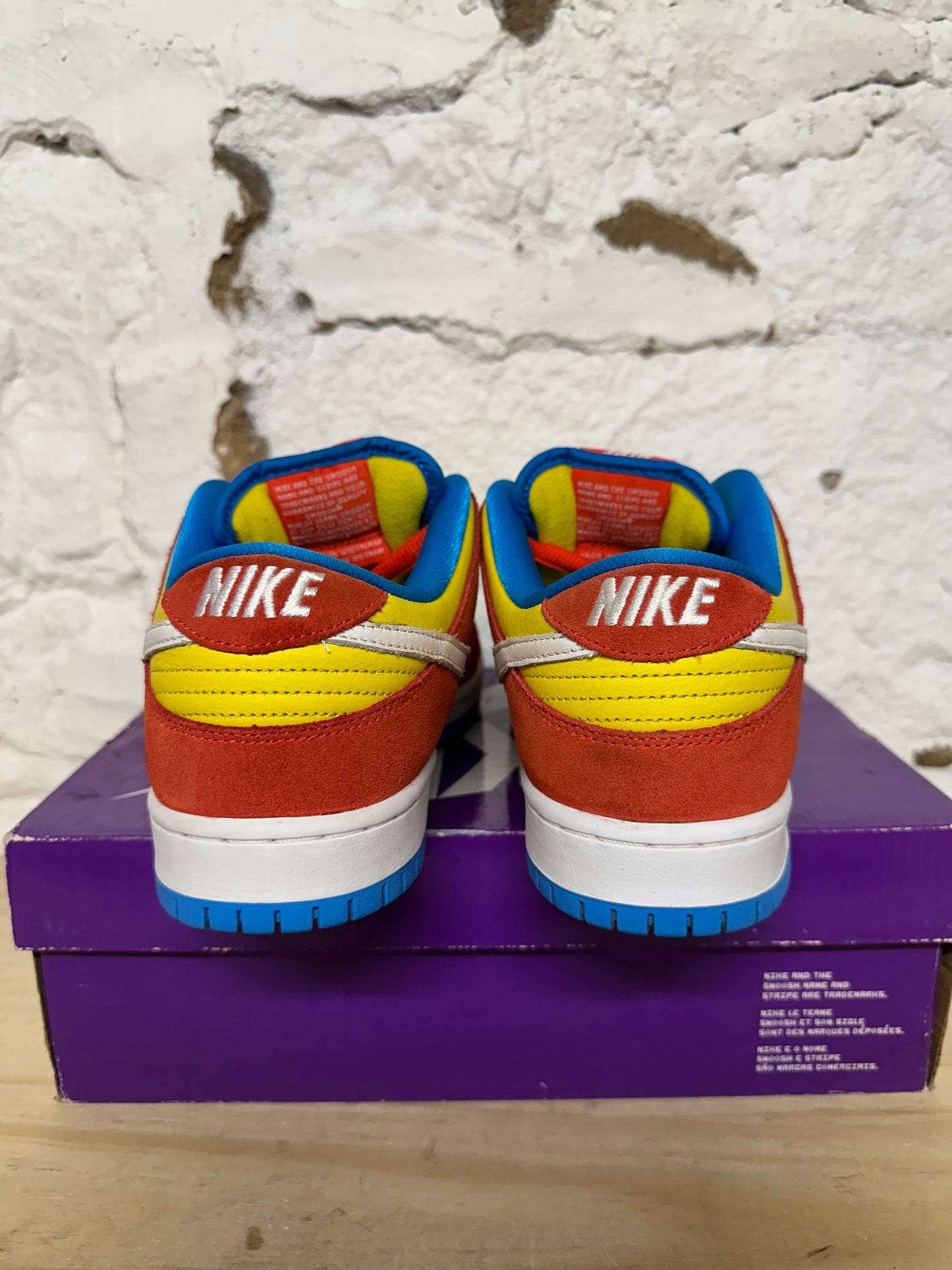 Nike Dunk Low Bart Simpson Sz 9