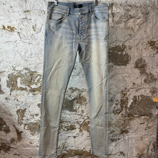 Amiri Plain Light Blue Denim Jeans Sz 32