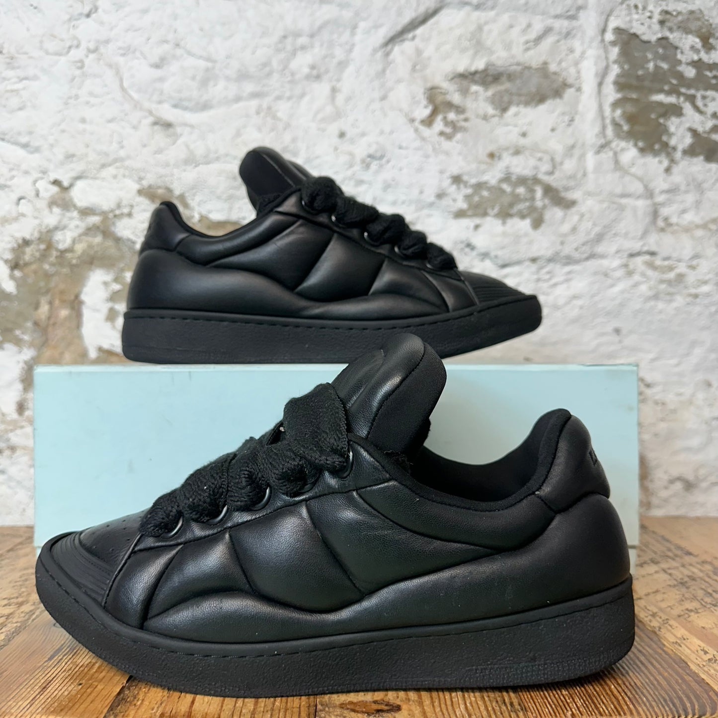 Lanvin Curb Triple Black XL Sneaker Sz 9 (42)