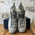 Dior B23 High Grey Oblique Grey Sneaker Sz 8 (41)