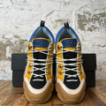 Gucci Flashtrek Yellow Black Brown Sneaker Sz 8.5