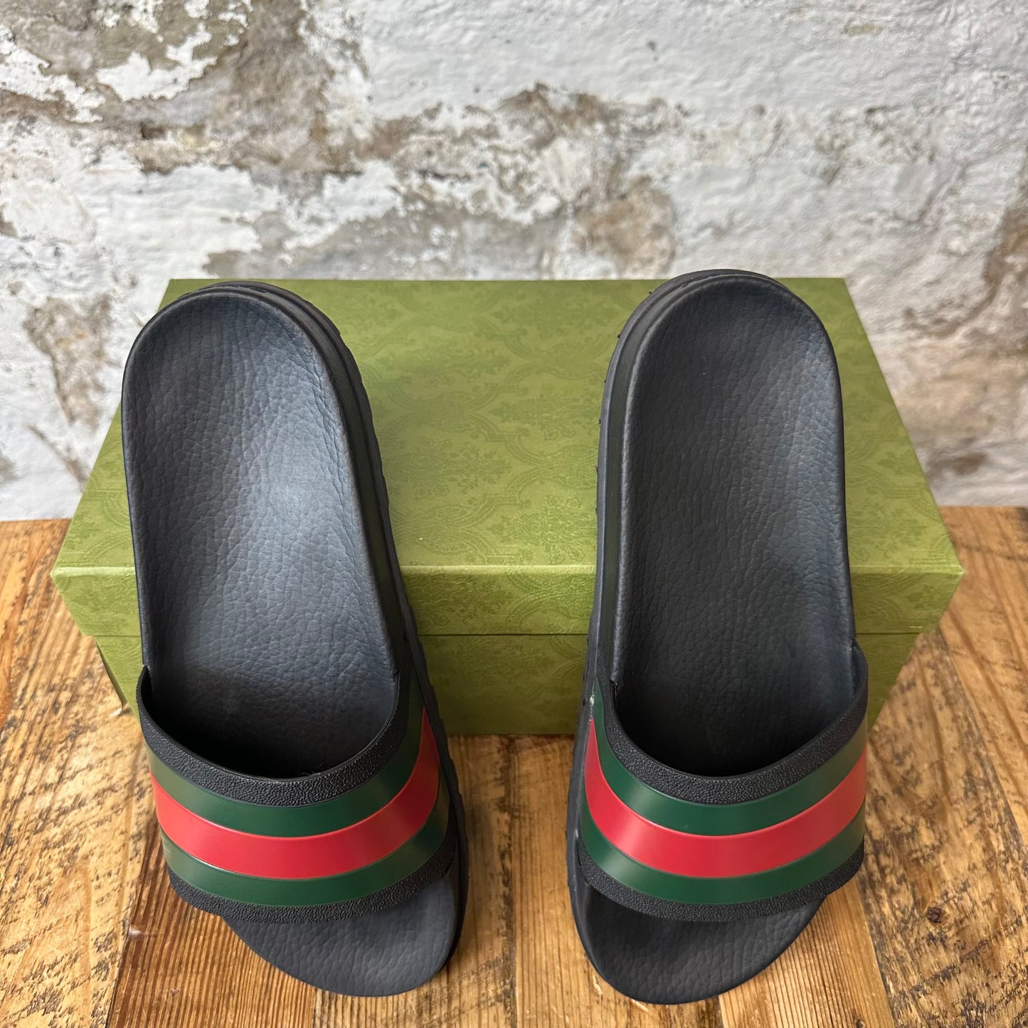 Gucci Web Slide Black Sz 9