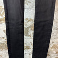 Amiri Plain Black Denim Jeans Sz 28