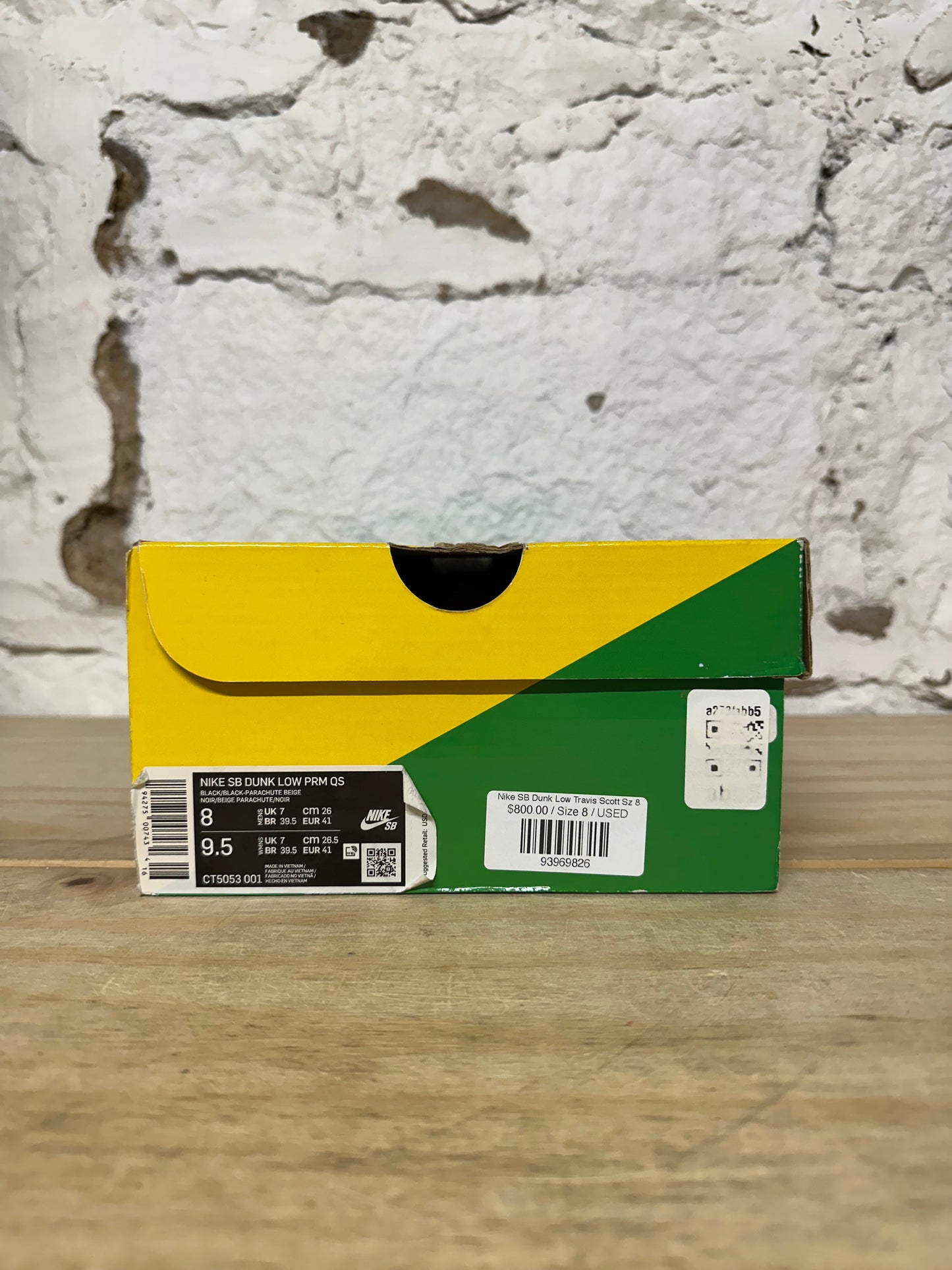 Nike SB Dunk Low Travis Scott Sz 8