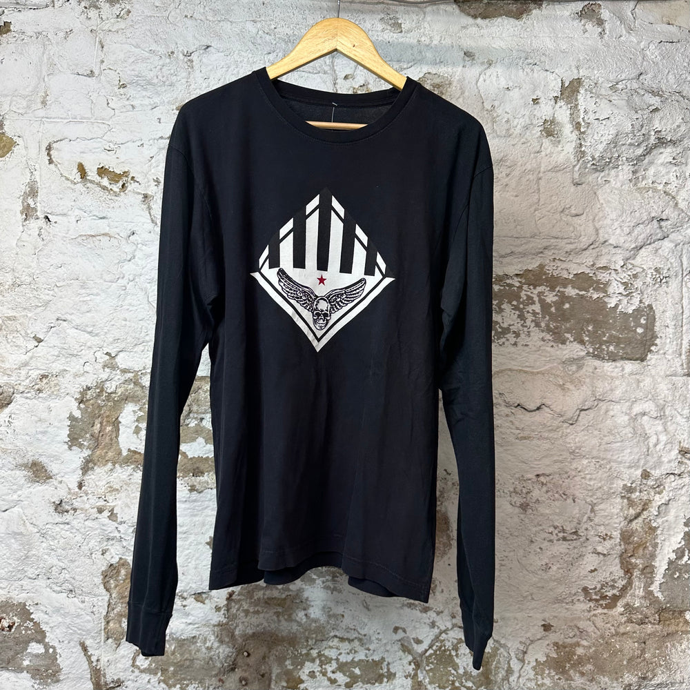 Chrome Hearts Foti Diamond Logo L/s Black Sz L
