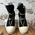 Rick Owens High Hexa Lace Black Milk Sneaker Sz 11 (44)