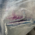 Amiri MX1 Multicolor Tie Dye Washed Blue Denim Jeans Sz 31