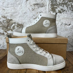 Christian Louboutin High Gray Suede White Sneaker Sz 9 (42)