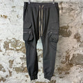 Rick Owens Mastadon Dirt Cargo Sweatpants Sz L