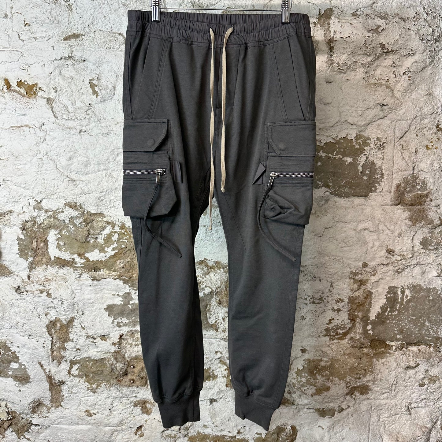 Rick Owens Mastadon Dirt Cargo Sweatpants Sz L