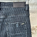 Amiri Playboy Print Black Denim Jeans Sz 28