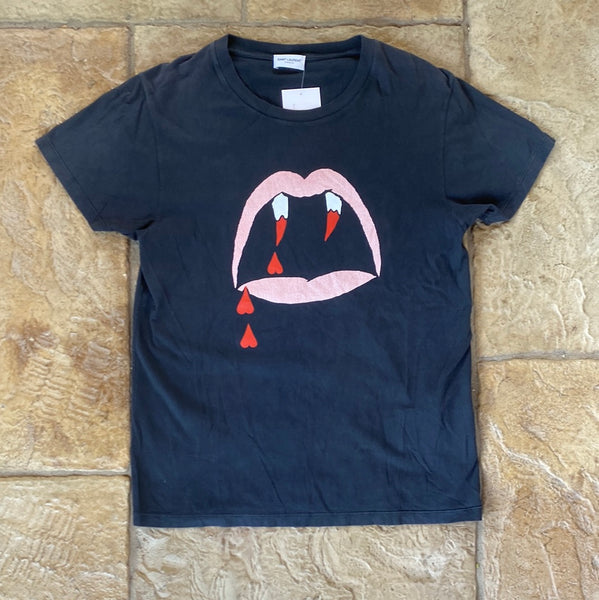 Blood Luster Saint Laurent Vampire T Shirt Saint Laurent Paris