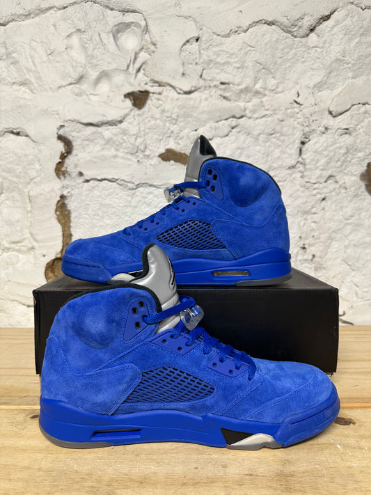 Air Jordan 5 Blue Suede Sz 11 DS