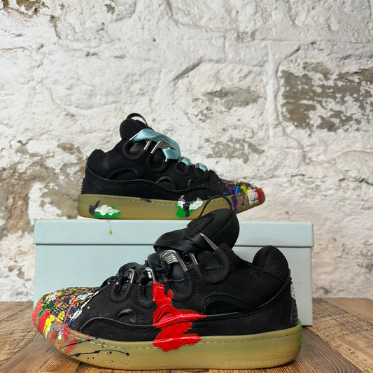 Lanvin Curb Gallery Dept Paint Splatter Sneaker Sz 7 (40)