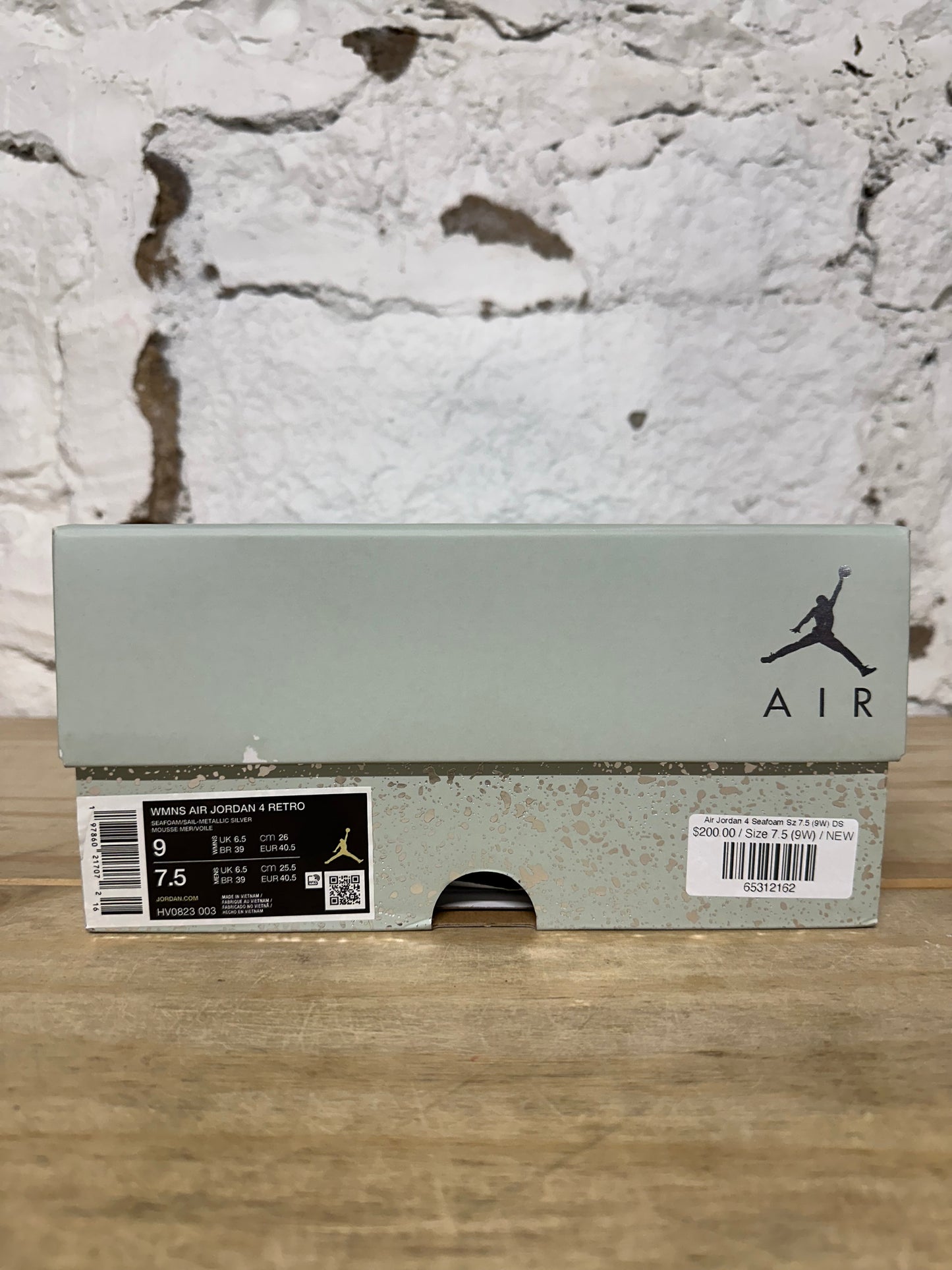 Air Jordan 4 Seafoam Sz 7.5 (9W) DS