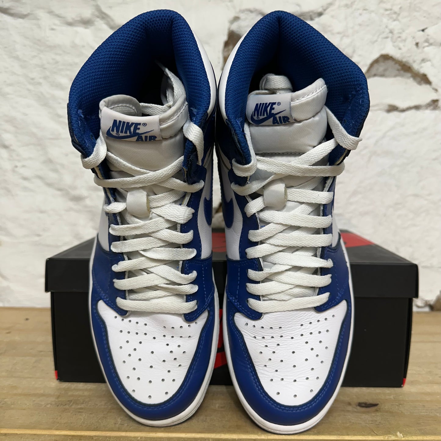 Air Jordan 1 High Storm Blue Sz 9