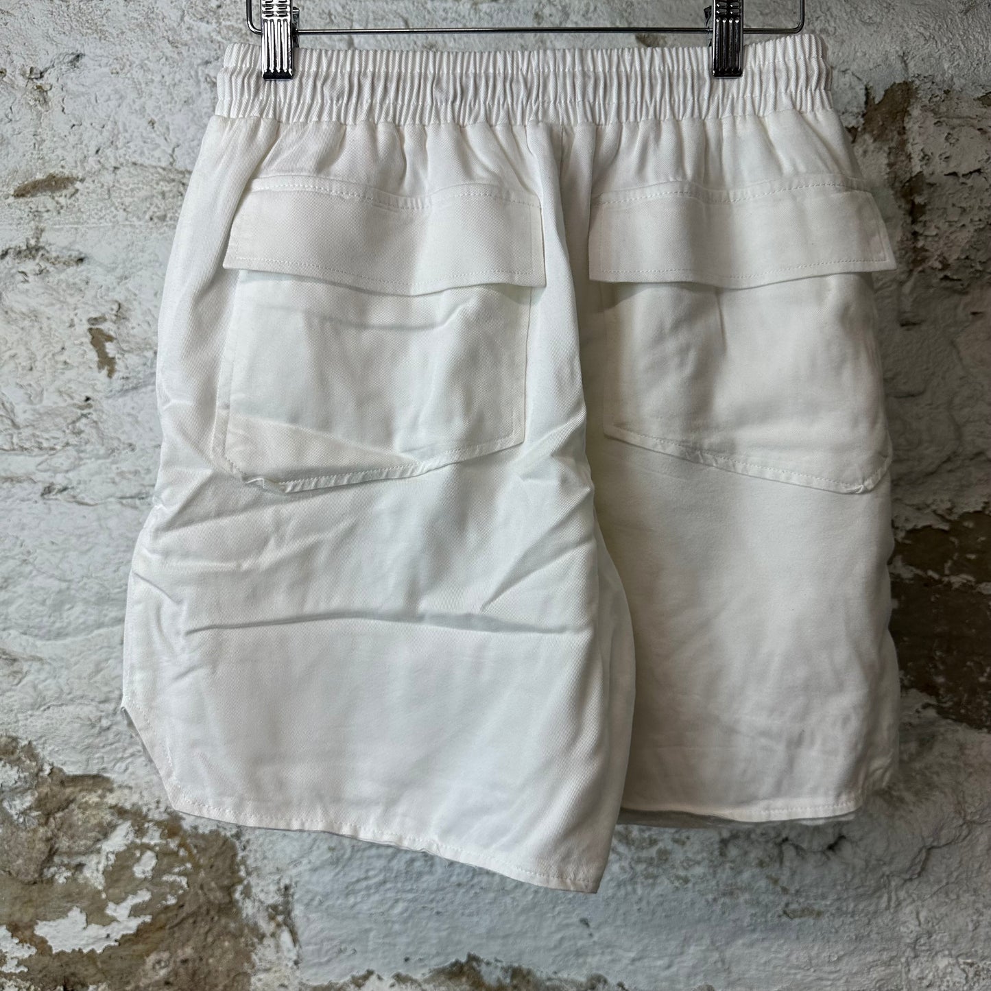 Rhude Palm Logo White Shorts Sz S