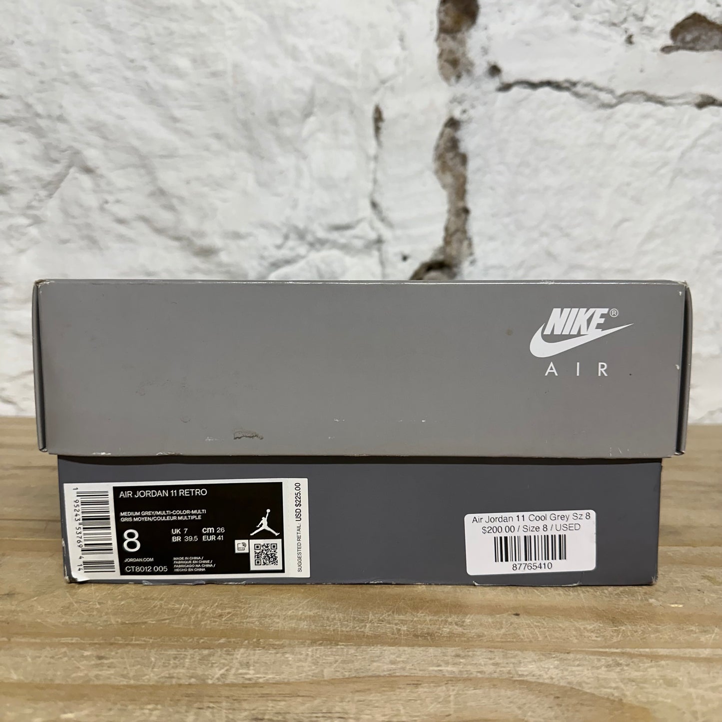 Air Jordan 11 High Cool Grey Sz 8