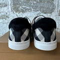Burberry Reeth Plaid Black Sneaker Sz 10.5 (43.5)