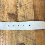 LV White Monogram Belt Sz (100/40)