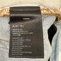 Amiri Multicolor Paisley Blue Denim Jeans Sz 34