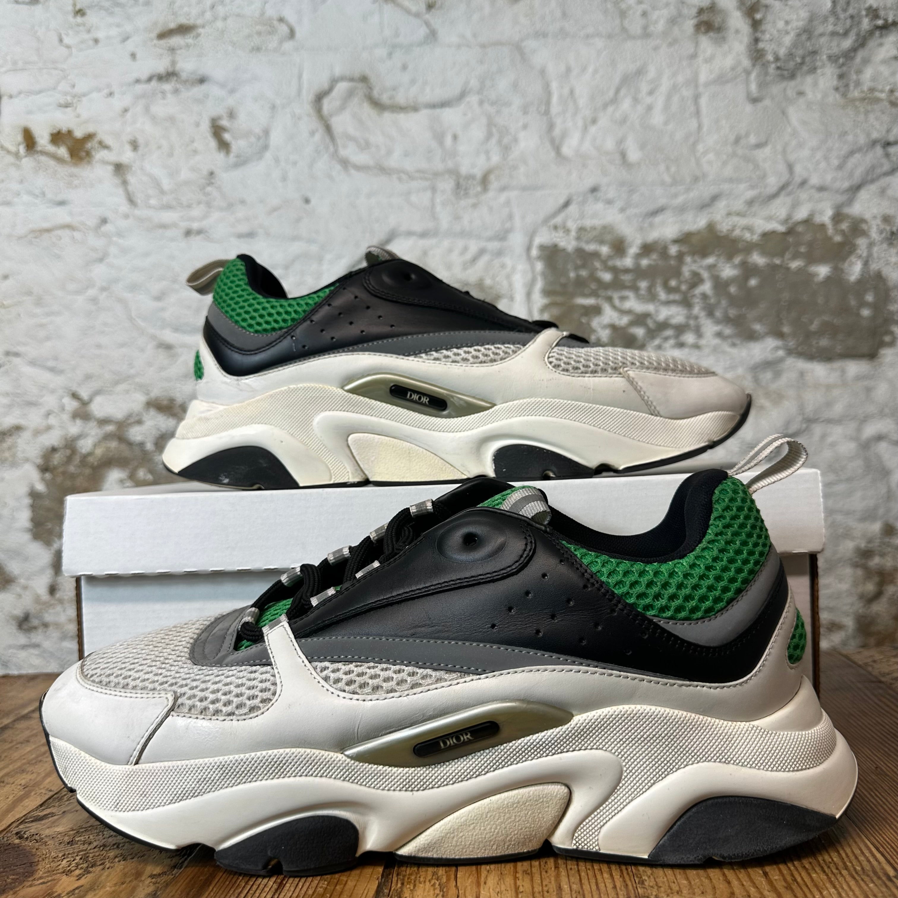 Dior B22 Green Black White Sneaker Sz 12 (45)
