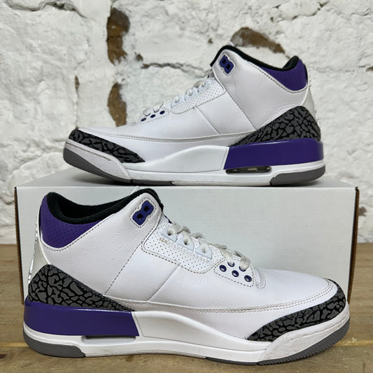 Air Jordan 3 Dark Iris Sz 8.5