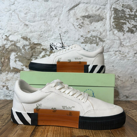 Off White Grey Arrow Black White Vulc Sneaker Sz 10 (43)
