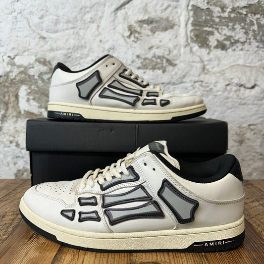 Amiri Grey Black Skeleton White Cream Sneaker Sz 12 (45)
