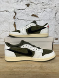 Air Jordan 1 Low Travis Scott Medium Olive Sz 13 DS