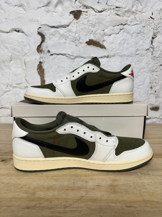 Air Jordan 1 Low Travis Scott Medium Olive Sz 13 DS