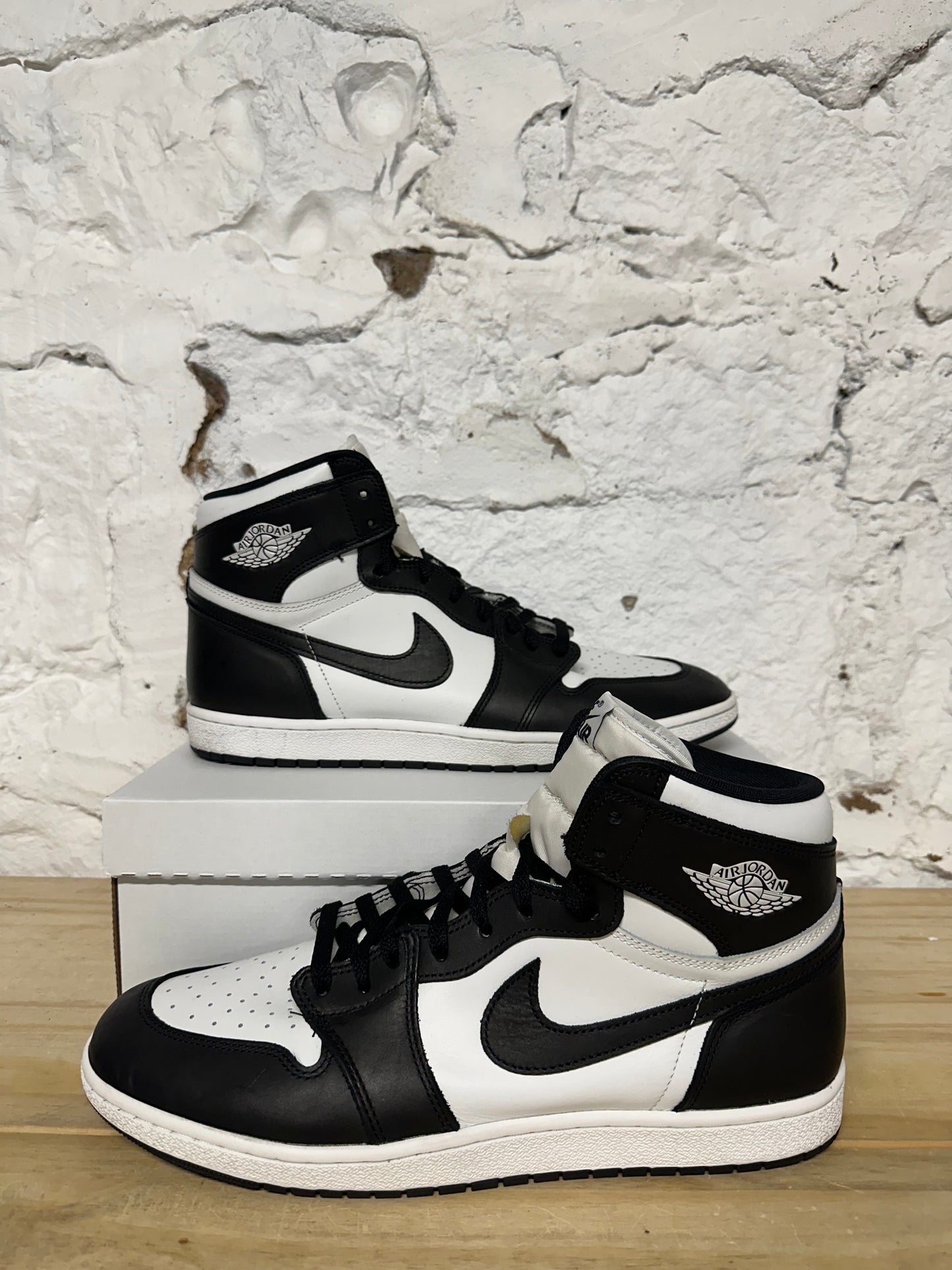 Air Jordan 1 Black White Sz 14