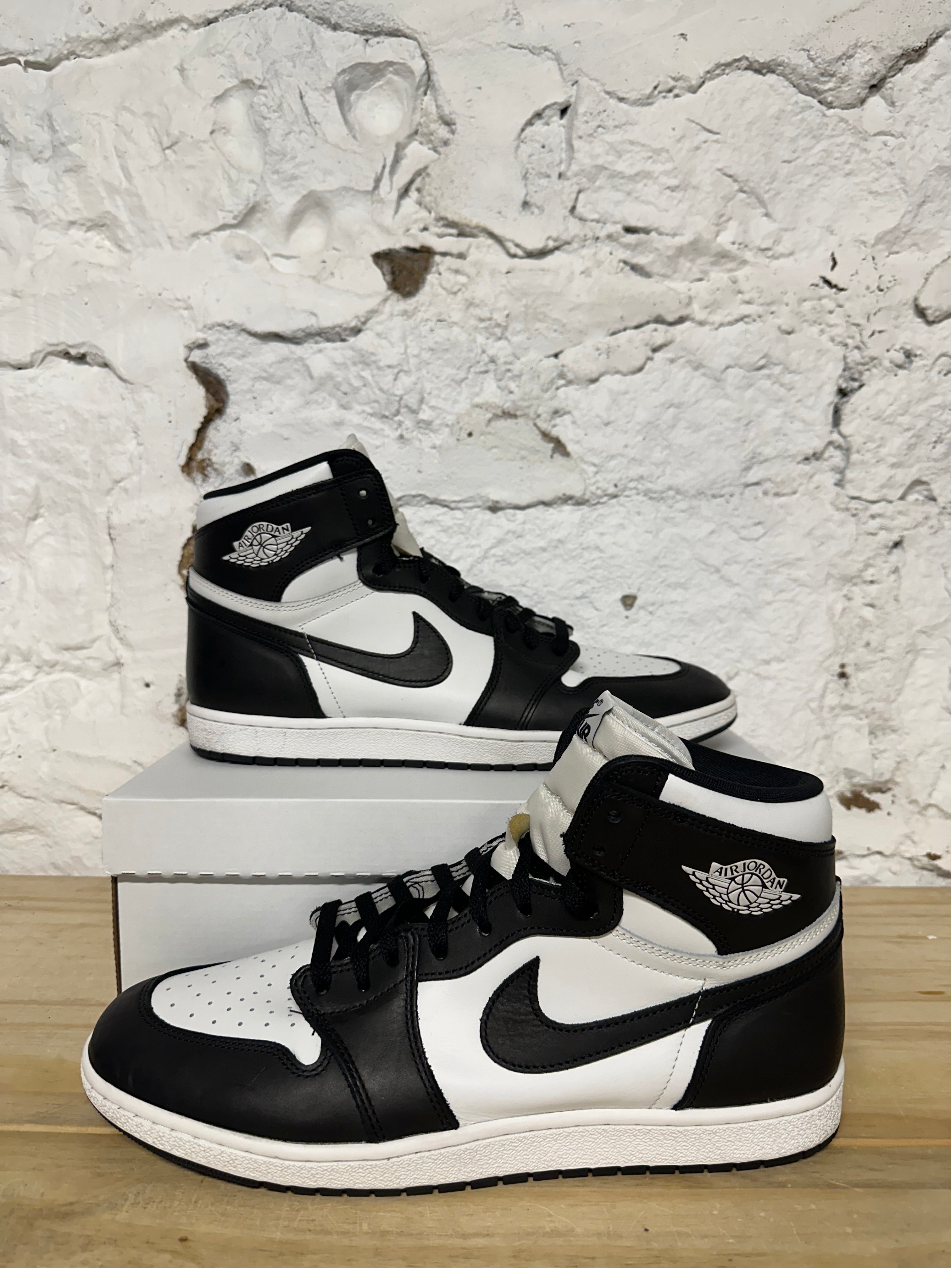 Air Jordan 1 Black White Sz 14