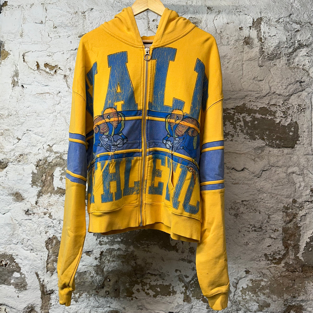 Vale Bighorn Zip Up Hoodie Yellow Sz XL