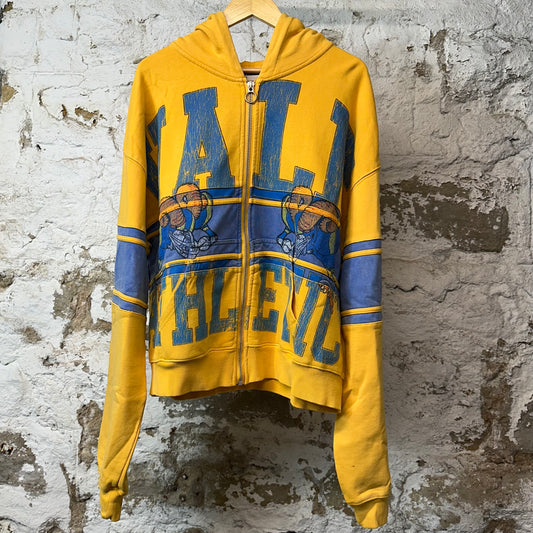 Vale Bighorn Zip Up Hoodie Yellow Sz XL