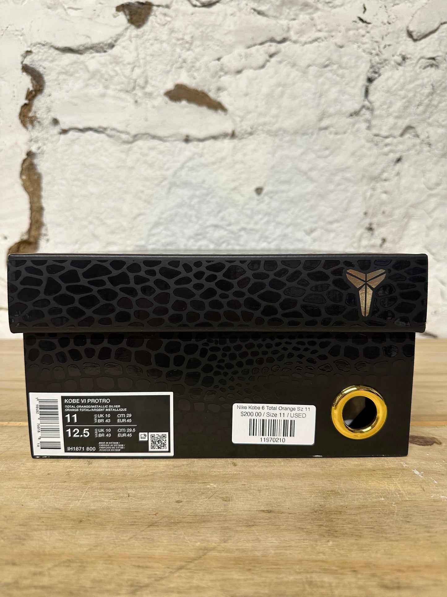 Nike Kobe 6 Total Orange Sz 11