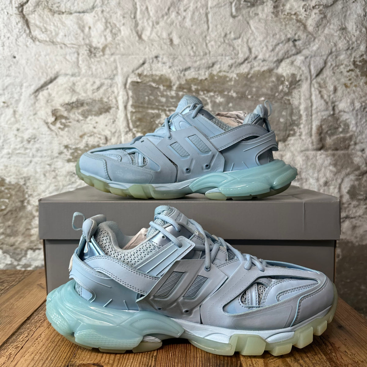 Balenciaga Track Runner Light Blue Sneaker Sz 11 (44)