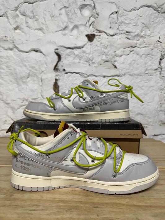 Nike Off White Dunk Low Lot 8 Sz 12