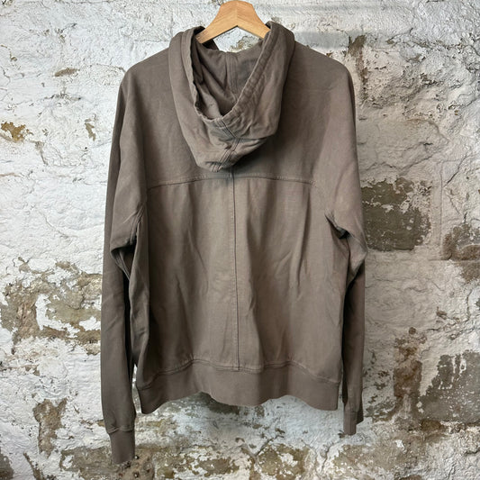 Rick Owens Dust Zip Up Hoodie Sz L