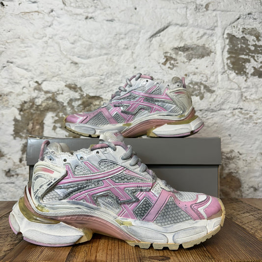 Balenciaga Runner Pink White Grey Sneaker Sz 6.5 (39)
