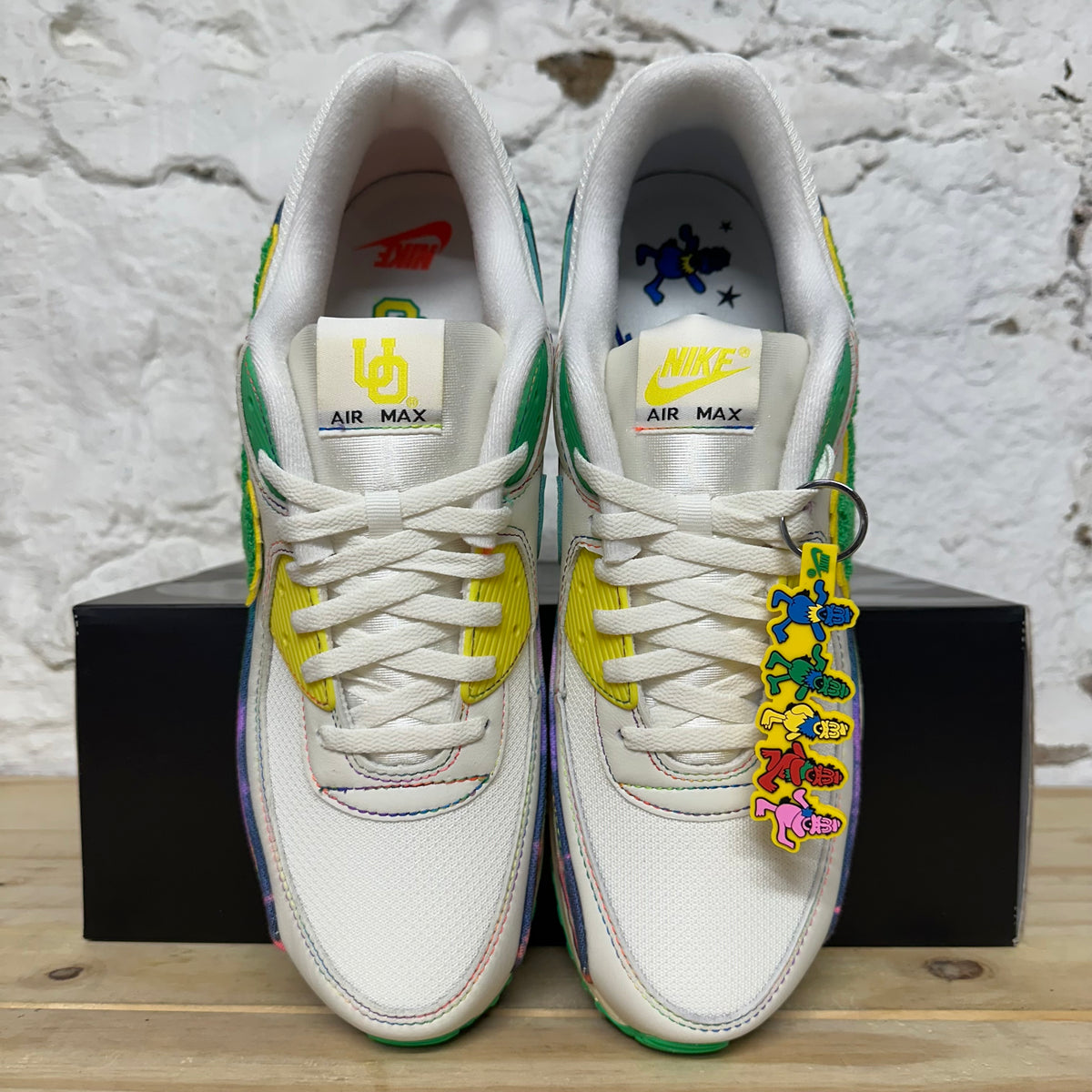 Nike Air Max 90 Grateful Dead University Oregon Grateful Ducks Sz 14 DS
