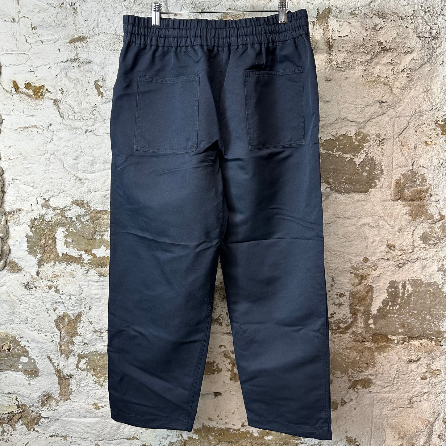 Bottega Veneta Navy Nylon Pants Sz XL