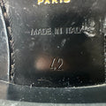 Saint Lauyrent Black Suede Wyatt Boot Sz 9 (42)