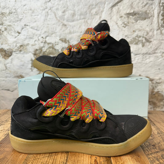 Lanvin Curb Multicolor Lace Black Sneaker Sz 12 (45)