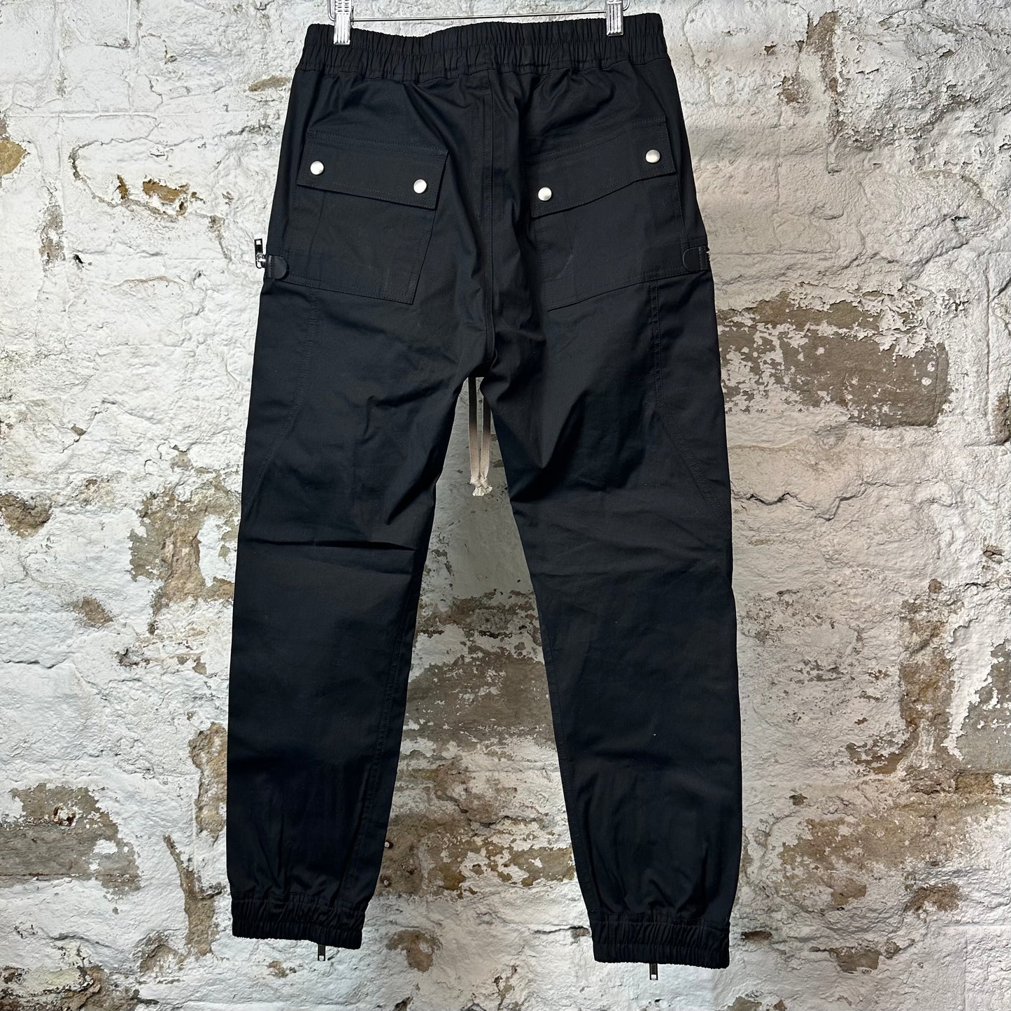 Rick Owens Bauhuas Nylon Cargo Pants Black Sz M DS