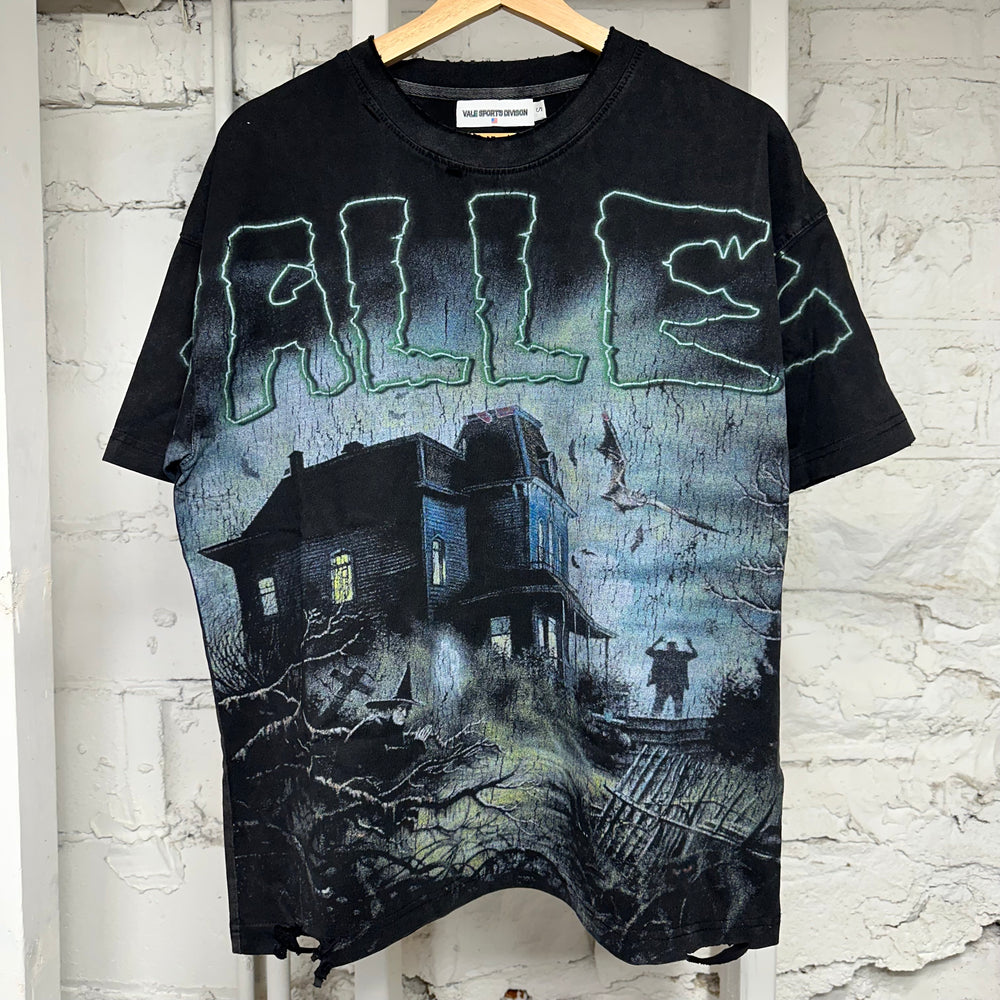 Vale Horror Black T-Shirt Sz S