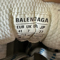 Balenciaga 3XL White Blue Yellow Sneaker Sz 8 (41)