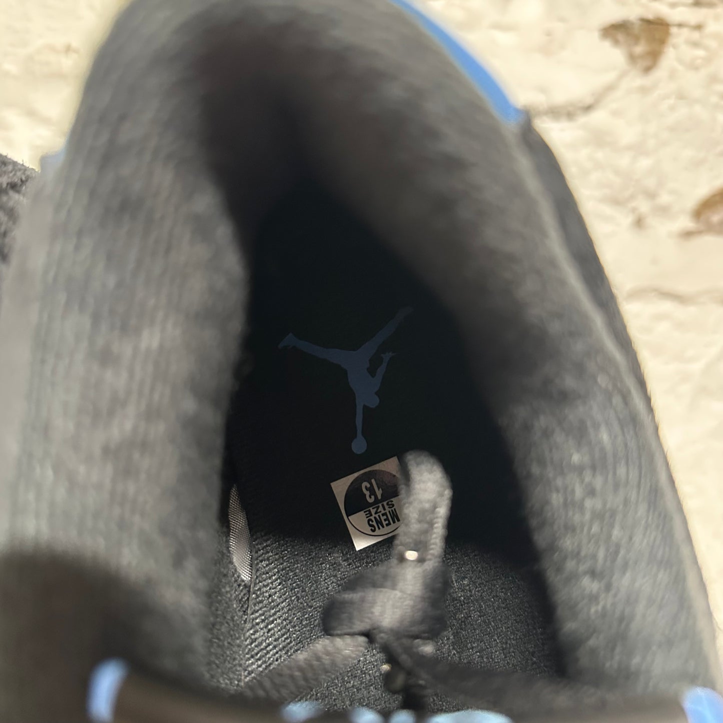 Air Jordan 14 Black University Blue Sz 13