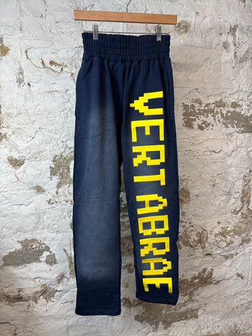 Vertabrae Yellow Spell Navy Sweatpants